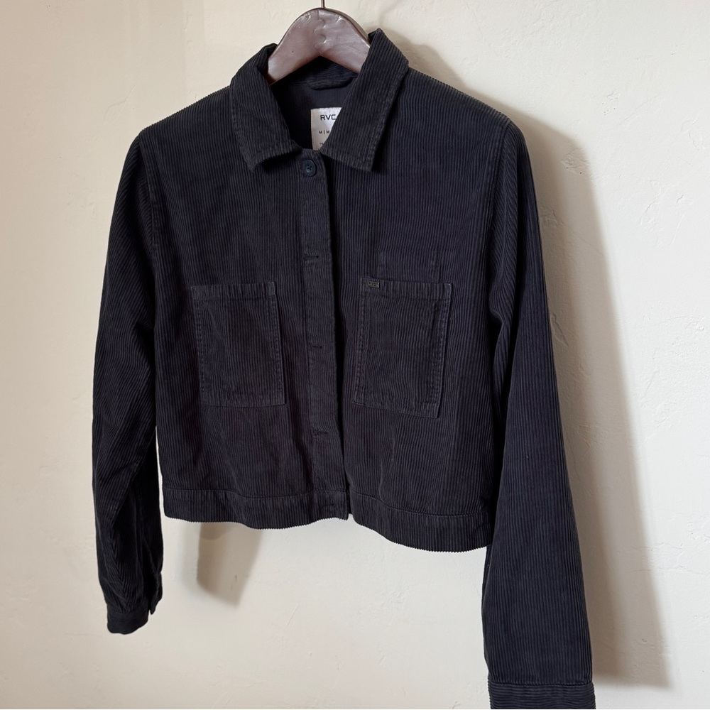 Women’s Dark Blue RVCA Corduroy Jacket